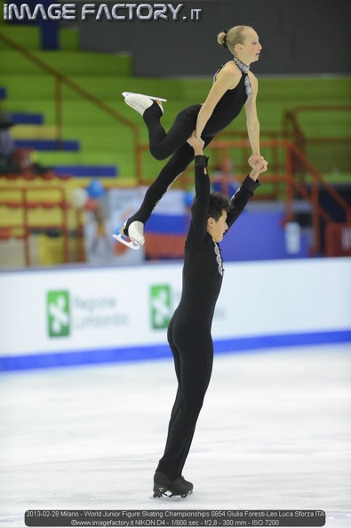2013-02-28 Milano - World Junior Figure Skating Championships 0854 Giulia Foresti-Leo Luca Sforza ITA.jpg